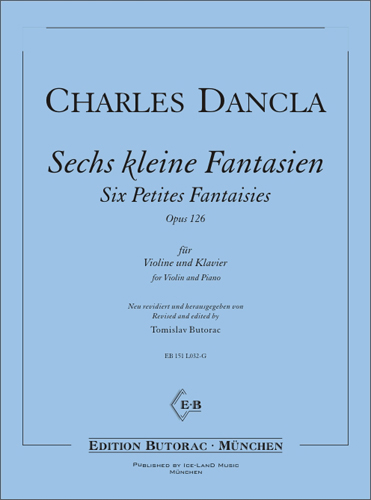Cover - Dancla Sechs kleine Fantasien, op. 126